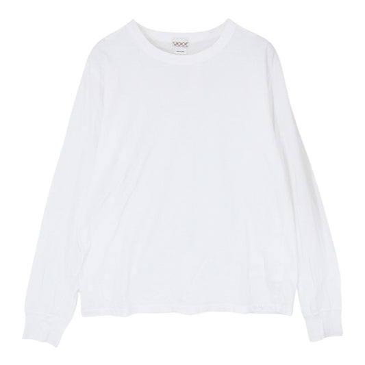 VISVIM ビズビム 19SS 0119105009006 SUBLIG CREW 3-PACK L/S  CA WIDE サブリグ クルーネック パック 長袖 ワイド Tシャツ ホワイト系 2【中古】