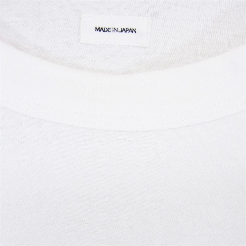 VISVIM ビズビム 19SS 0119105009006 SUBLIG CREW 3-PACK L/S  CA WIDE サブリグ クルーネック パック 長袖 ワイド Tシャツ ホワイト系 2【中古】
