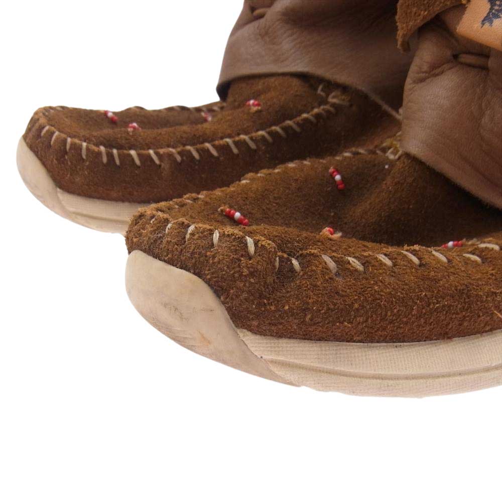 VISVIM ビズビム 16SS FBT LHAMO COYOTE-FOLK ラモ コヨーテ スエード レザー フォルク ブーツ ブラウン系 US8.5【中古】