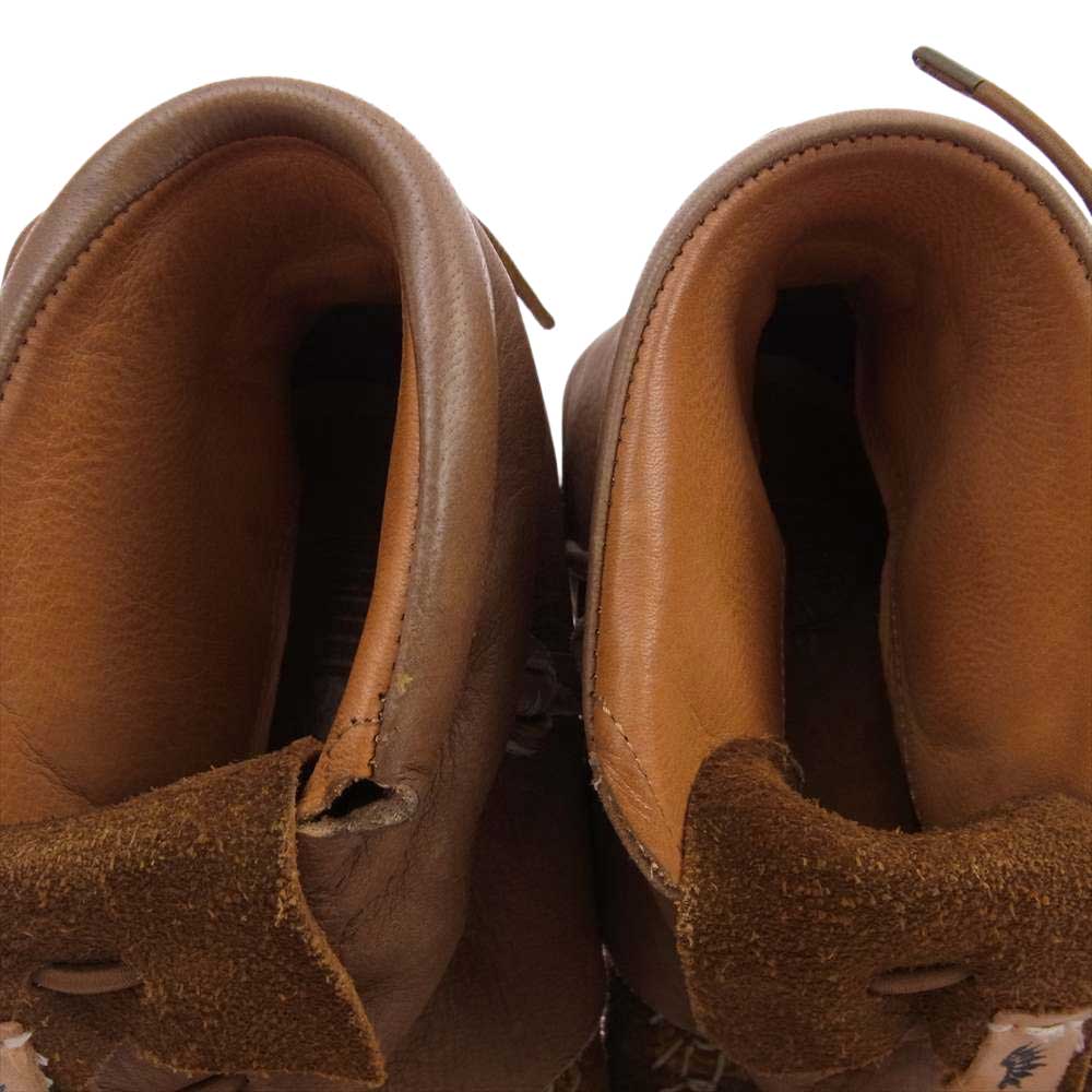 VISVIM ビズビム 16SS FBT LHAMO COYOTE-FOLK ラモ コヨーテ スエード レザー フォルク ブーツ ブラウン系 US8.5【中古】