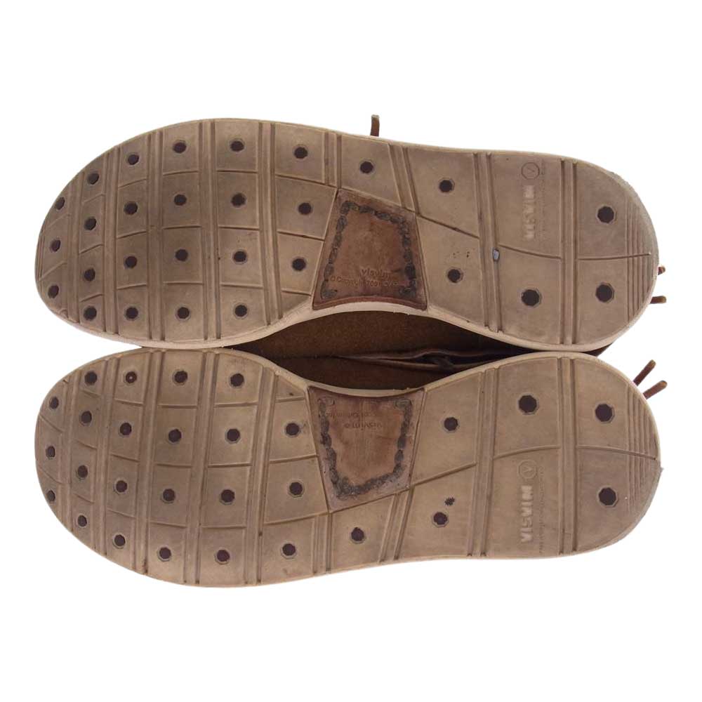 VISVIM ビズビム 16SS FBT LHAMO COYOTE-FOLK ラモ コヨーテ スエード レザー フォルク ブーツ ブラウン系 US8.5【中古】