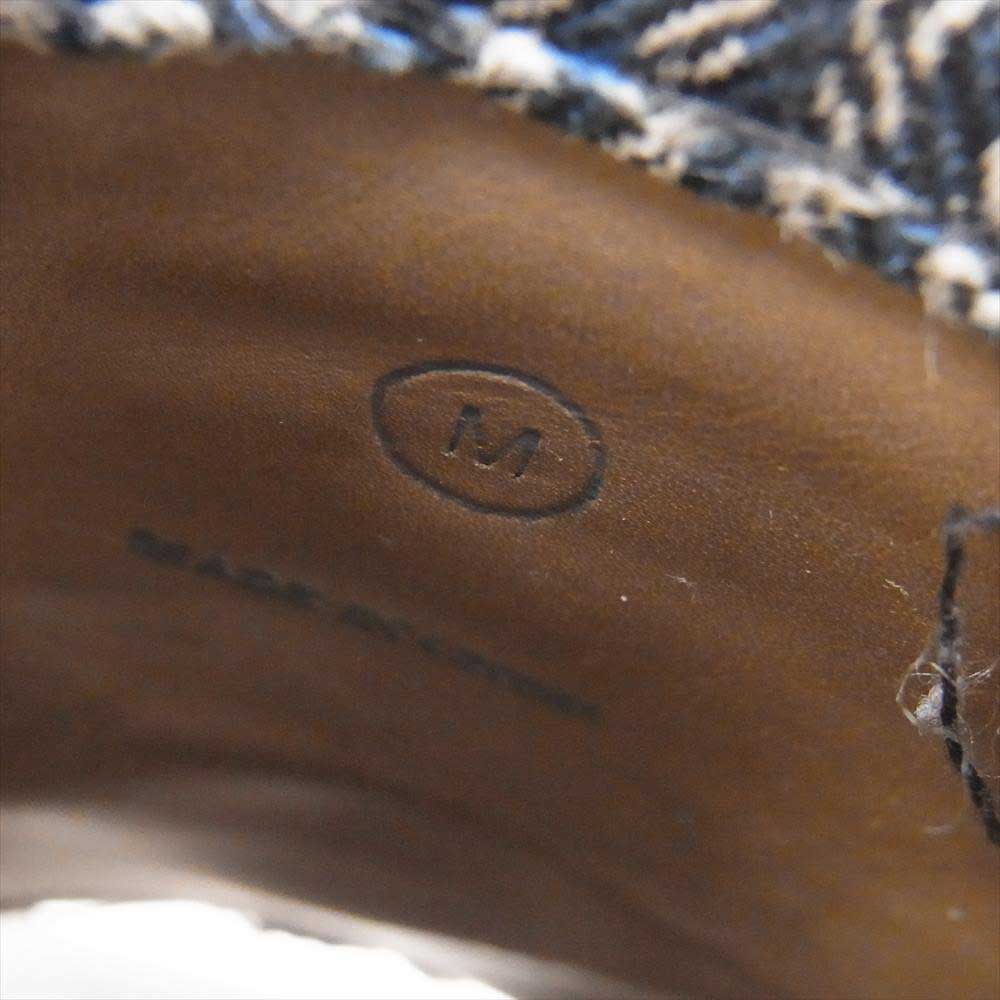 VISVIM ビズビム CHRISTO COLLAGE PATCHWORK クリスト コラージュ パッチワーク ストラップ サンダル ブルー系 M【中古】