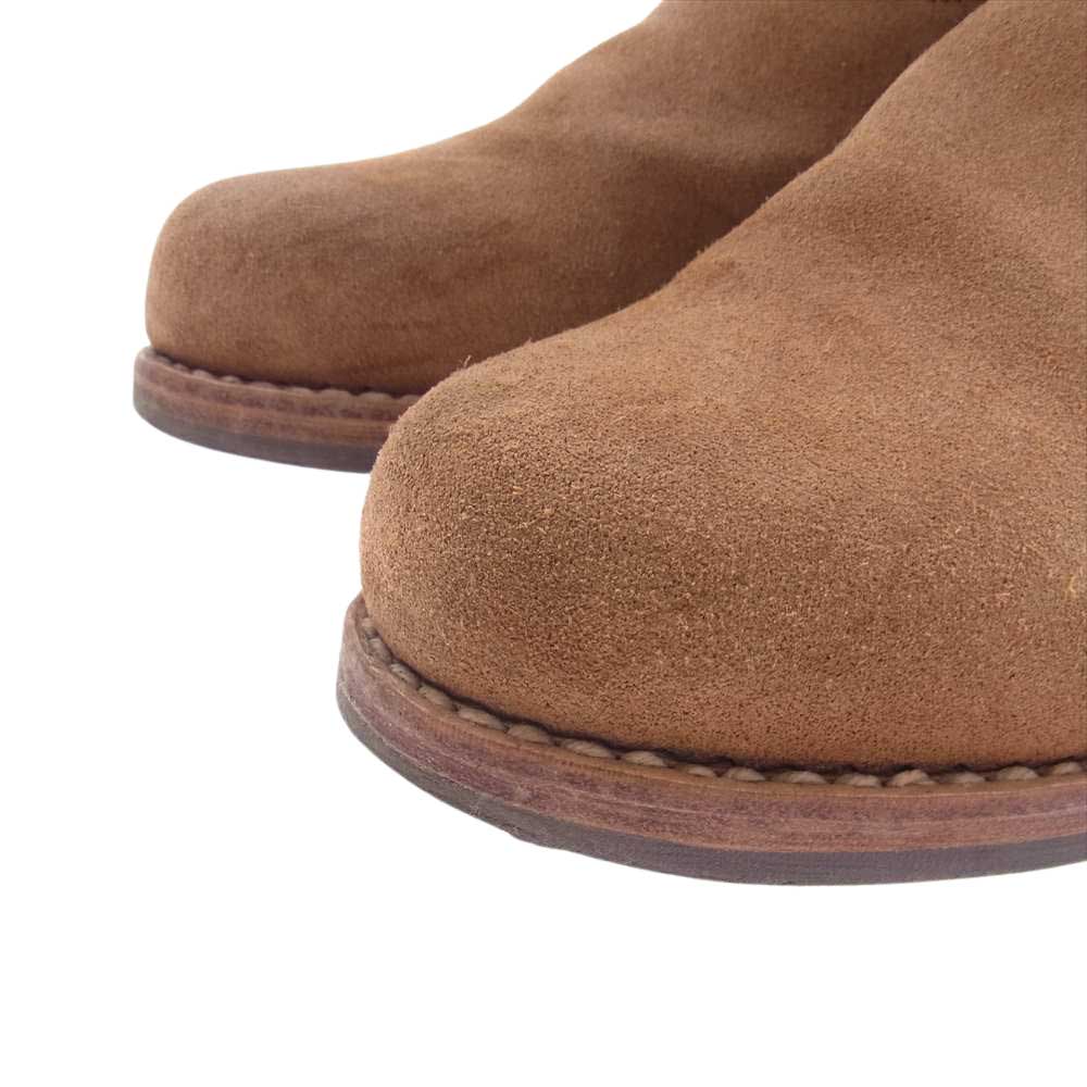 VISVIM ビズビム WABANAKI BOOTS-FOLK ワバナキ レザー ワーク ペコス スエード フォルク ブーツ ライトブラウン系 US8.5【中古】