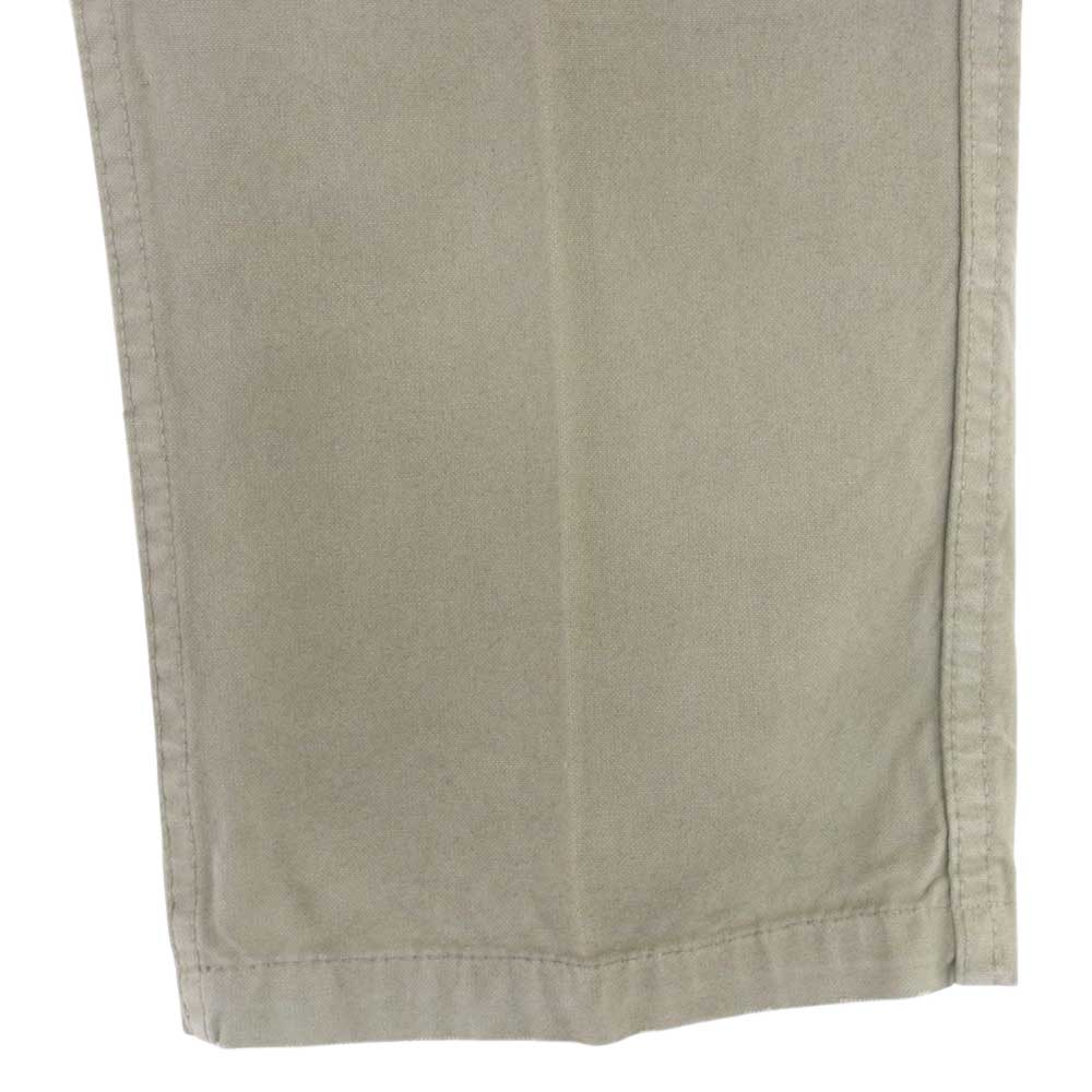 VISVIM ビズビム 21AW 0121205008006 GIFFORD PANTS DMGD 0121205008006 ギフォード ダメージ加工 チノ ミリタリー パンツ ライトグリーン系 1【極上美品】【中古】