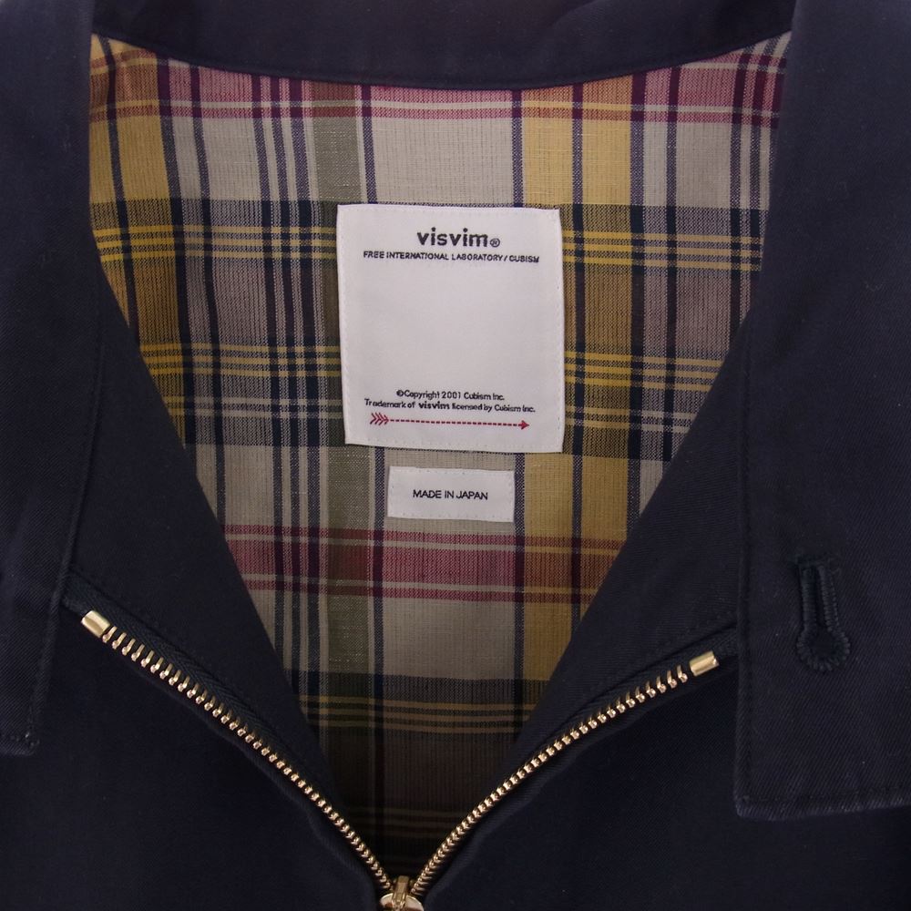 VISVIM ビズビム 23SS 0123105013013 KETCHIKAN JKT ケチカン スイングトップ ジャケット ネイビー系 1【中古】