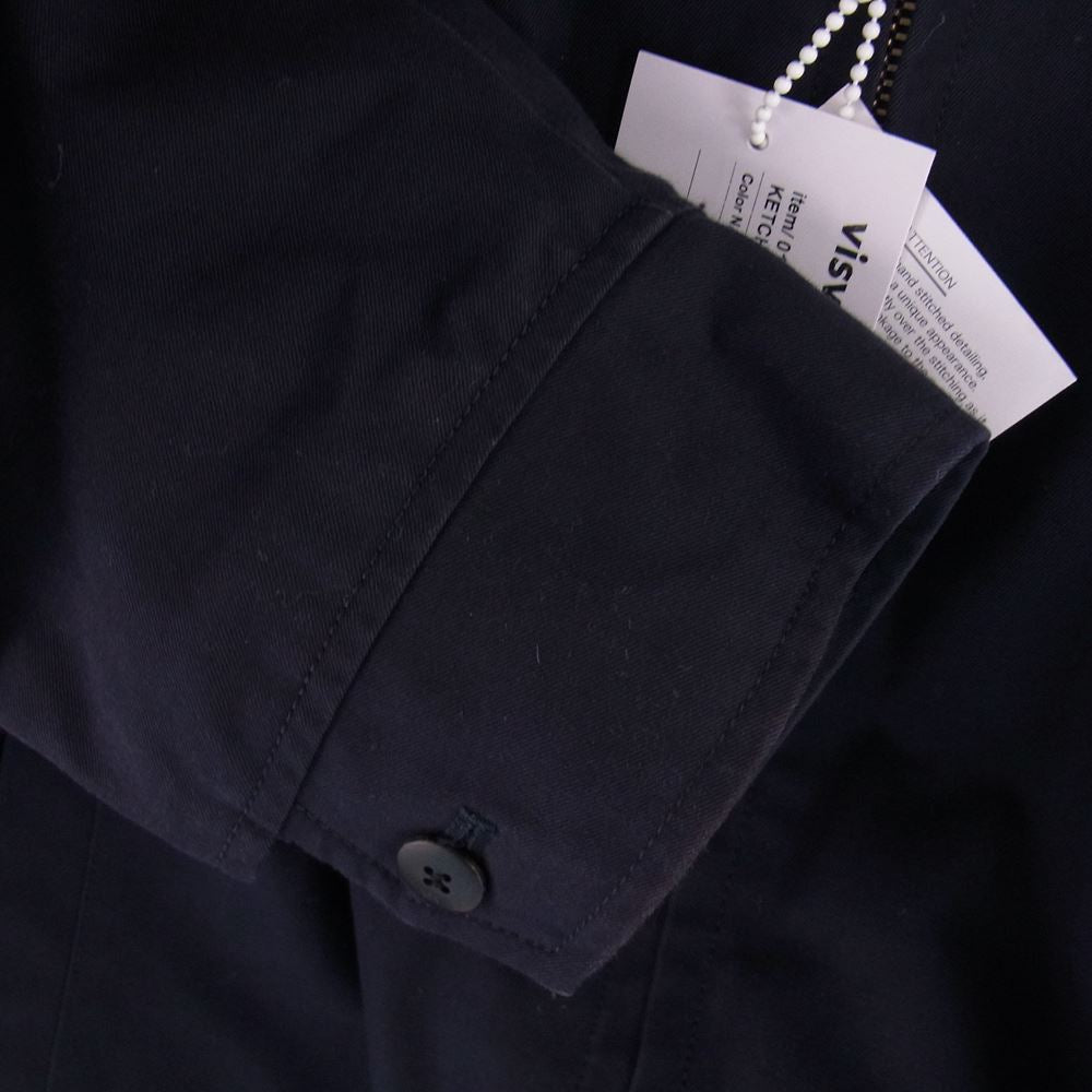 VISVIM ビズビム 23SS 0123105013013 KETCHIKAN JKT ケチカン スイングトップ ジャケット ネイビー系 1【中古】