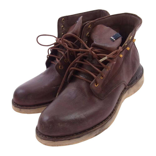 VISVIM ビズビム 21AW 0221902002002 ICT VIRGIL BOOTS-FOLK ヴァージル ブーツ フォルク ブラウン系 US8.5【中古】