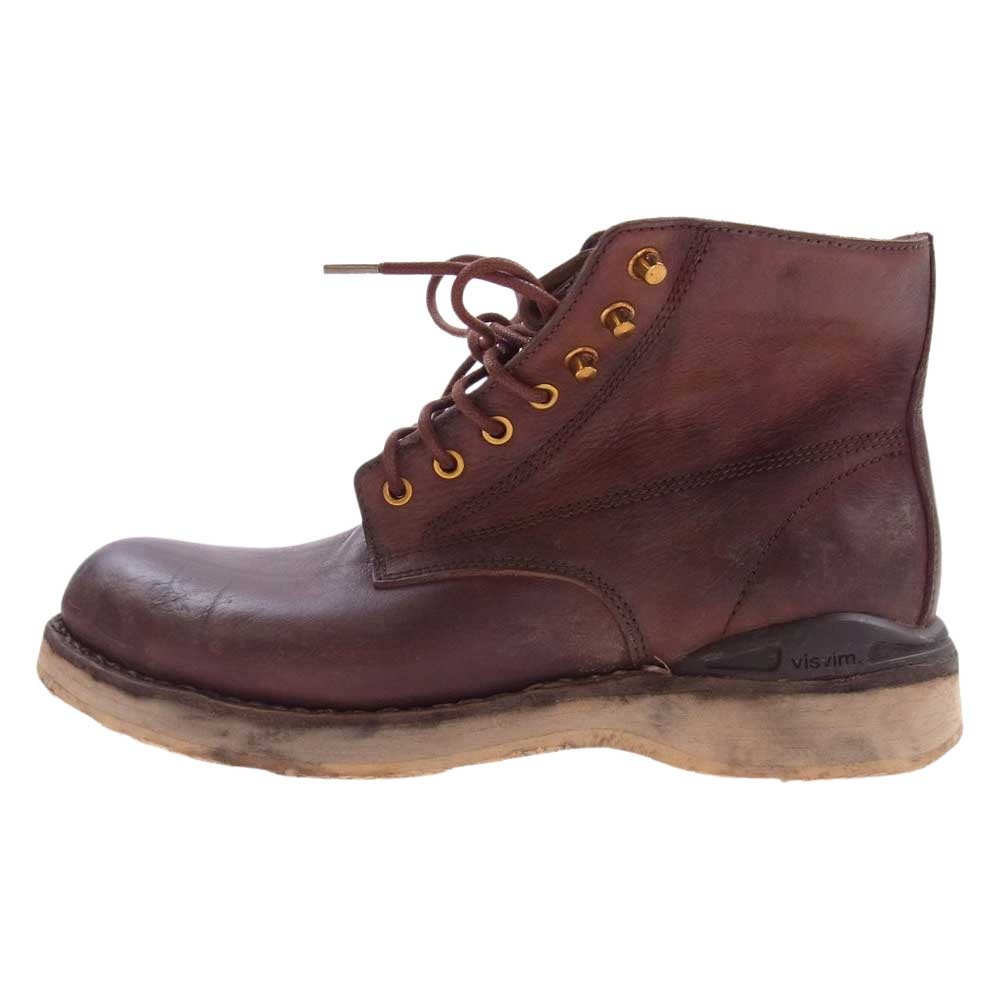 VISVIM ビズビム 21AW 0221902002002 ICT VIRGIL BOOTS-FOLK ヴァージル ブーツ フォルク ブラウン系 US8.5【中古】