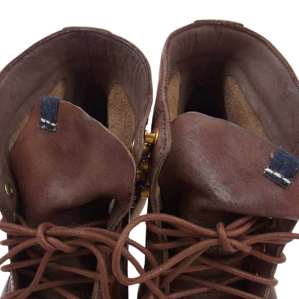 VISVIM ビズビム 21AW 0221902002002 ICT VIRGIL BOOTS-FOLK ヴァージル ブーツ フォルク ブラウン系 US8.5【中古】