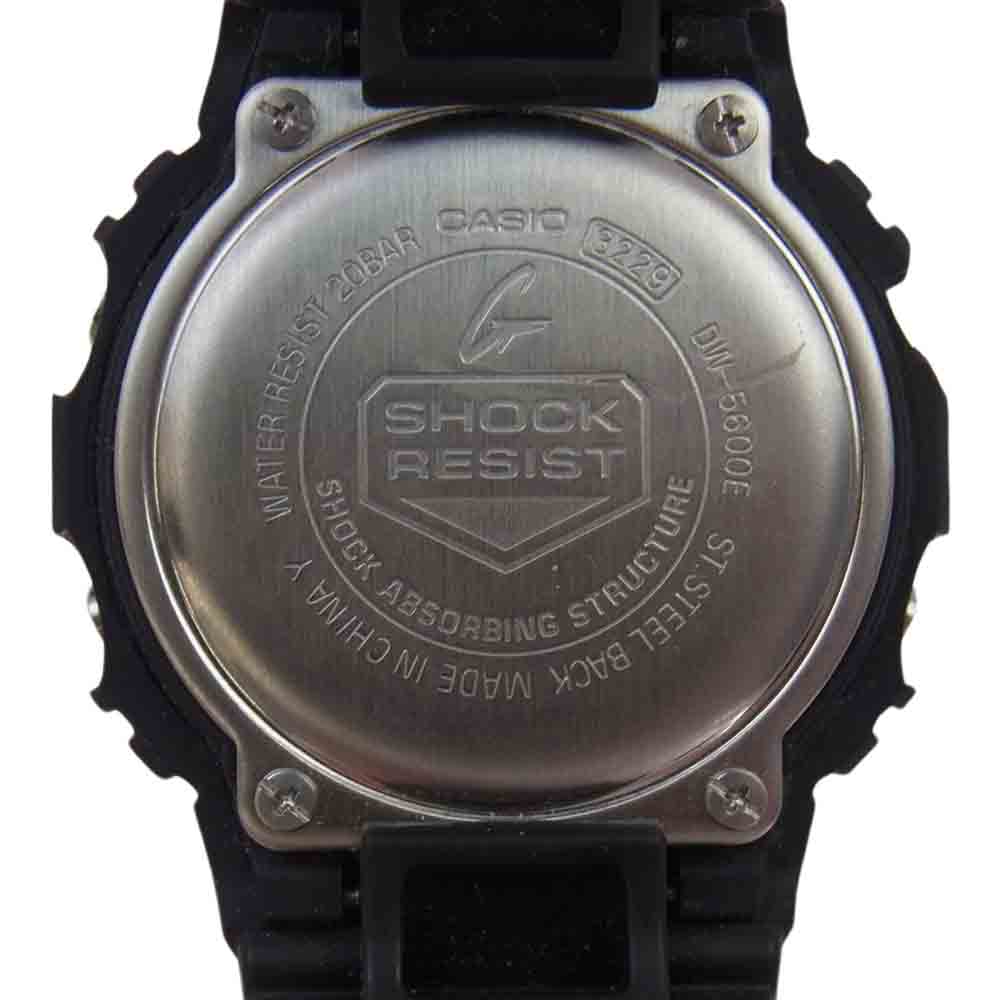 G-SHOCK ジーショック DW-5600E 5600 SERIES スクエア ウォッチ 時計 ブラック系【中古】