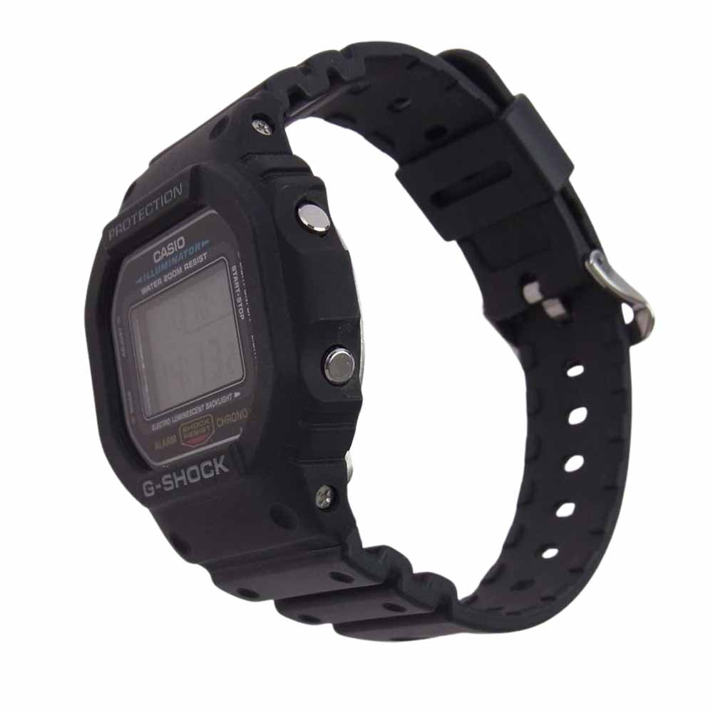 G-SHOCK ジーショック DW-5600E 5600 SERIES スクエア ウォッチ 時計 ブラック系【中古】
