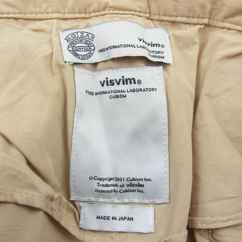 VISVIM ビズビム 0116205008001 HIGH-WATER CHINO GIZA ハイ ウォーター チノ ギンザ パンツ ベージュ系 2【中古】