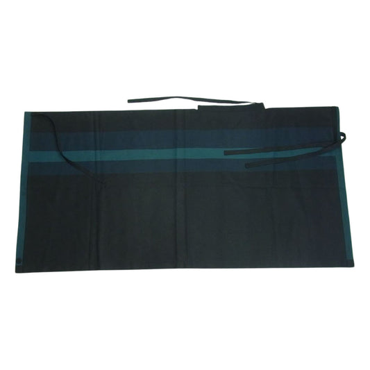 ISSEY MIYAKE イッセイミヤケ IL73FT822 半袖 プルオーバー 変形 ポンチョ ストライプ カットソー ブラック系 グリーン系 2【美品】【中古】