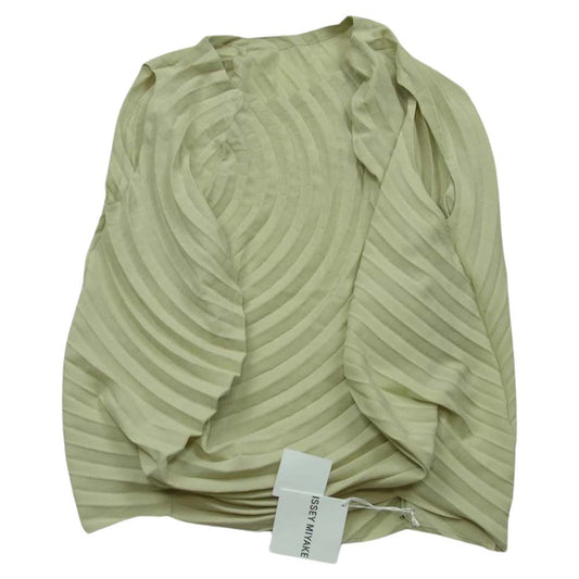 ISSEY MIYAKE イッセイミヤケ IM31-FJ601-03 RESONANT PLEATS SHIRT レゾナント プリーツ ノースリーブ シャツ ベージュ系 2【美品】【中古】
