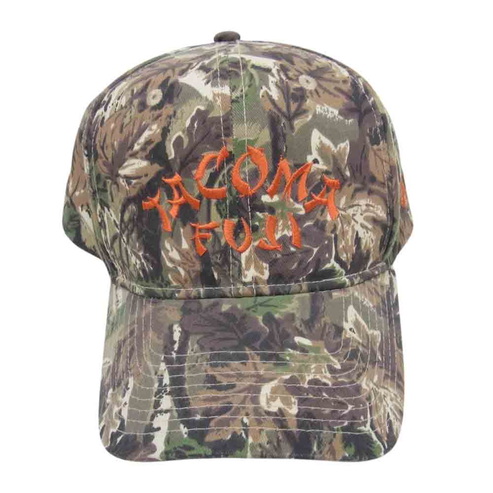 タコマフジ CAMO CAP カモ ロゴ キャップ  カーキ系【中古】