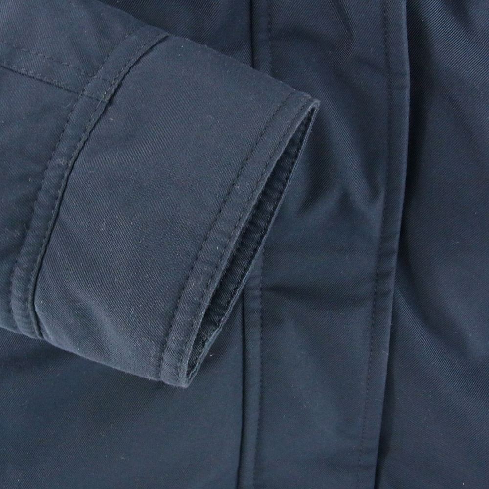 Pyrenex ピレネックス HWK041 BORDEAUX ボルドー ファー ダウン コート ジャケット ネイビー系 JP:36【中古】