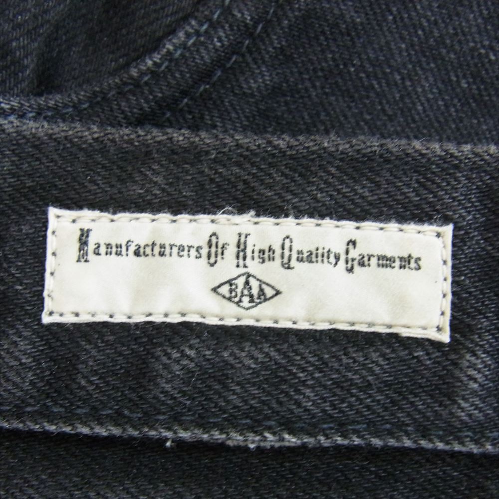 ビーエーエーコスチューム RIDING DENIM デニムパンツ ブラック系 32【中古】