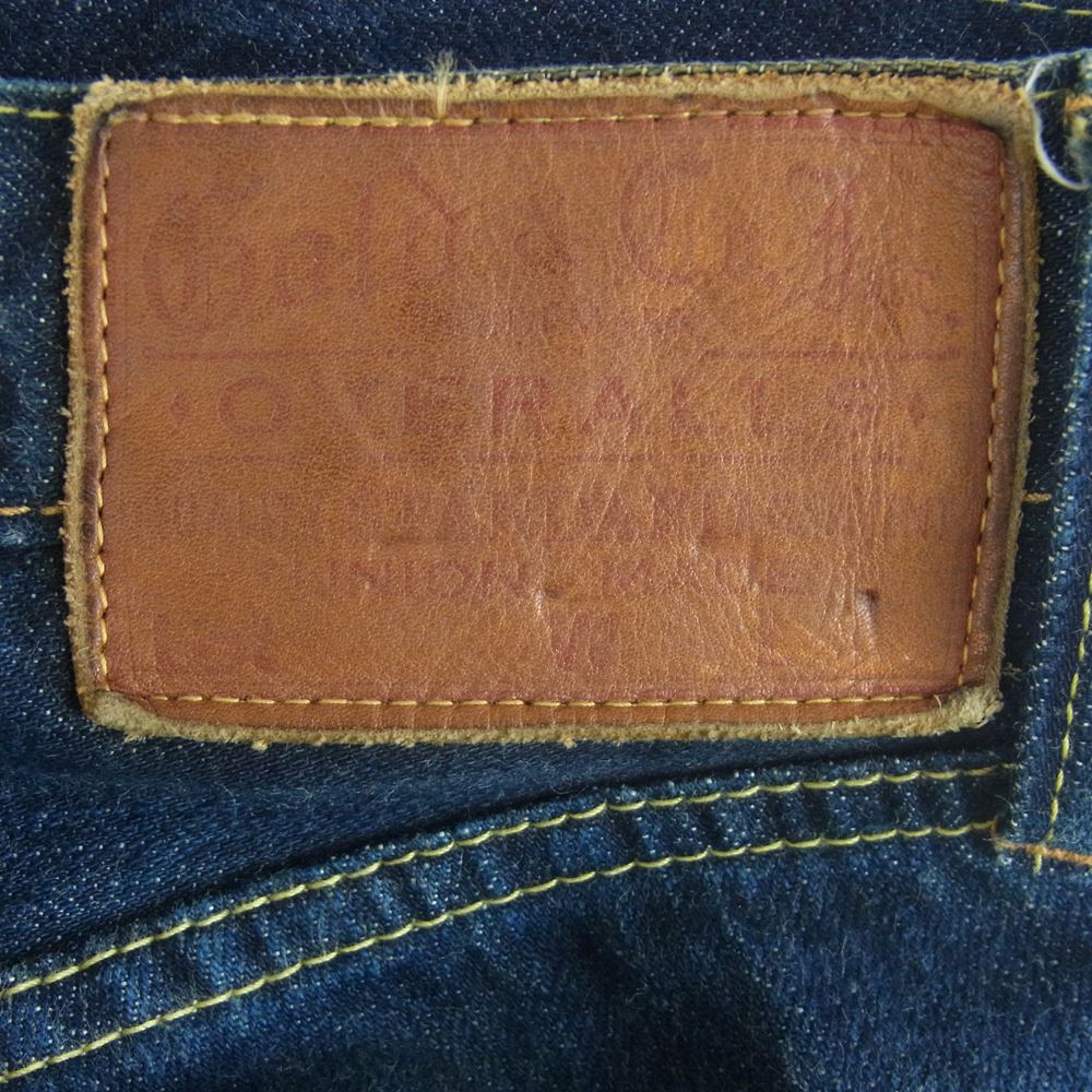 ゴールド GL41341 12oz. 5POCKET アンクルカット デニム パンツ コットン 日本製 インディゴブルー系 M【中古】