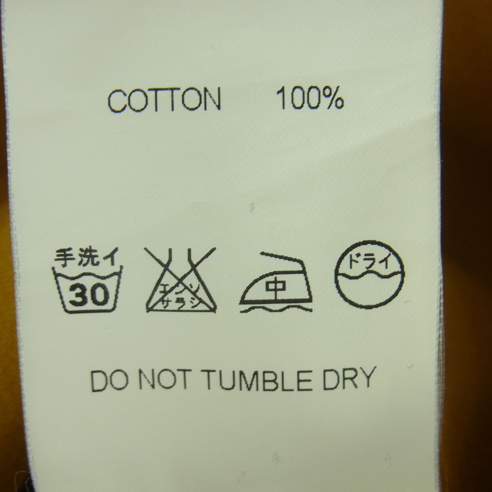 ファーイースタンエンスージアスト FE12SS-03 コットン ジャケット 日本製 イエロー系 からし色系 黄土色系 38【中古】