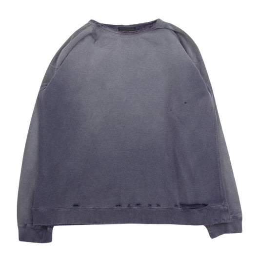 ファーイースタンエンスージアスト CONEY SWEAT SHIRTS ダメージ加工 スウェット パープル系 L【中古】