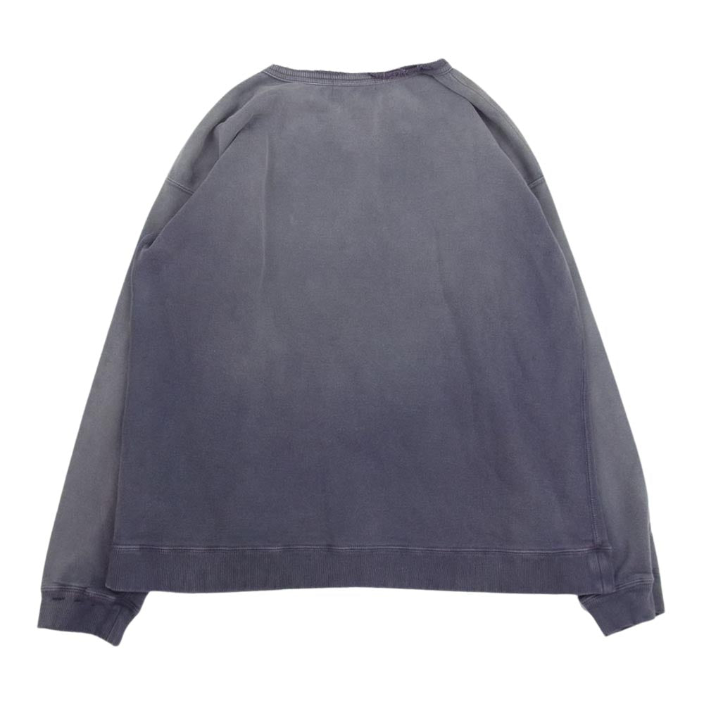 ファーイースタンエンスージアスト CONEY SWEAT SHIRTS ダメージ加工 スウェット パープル系 L【中古】