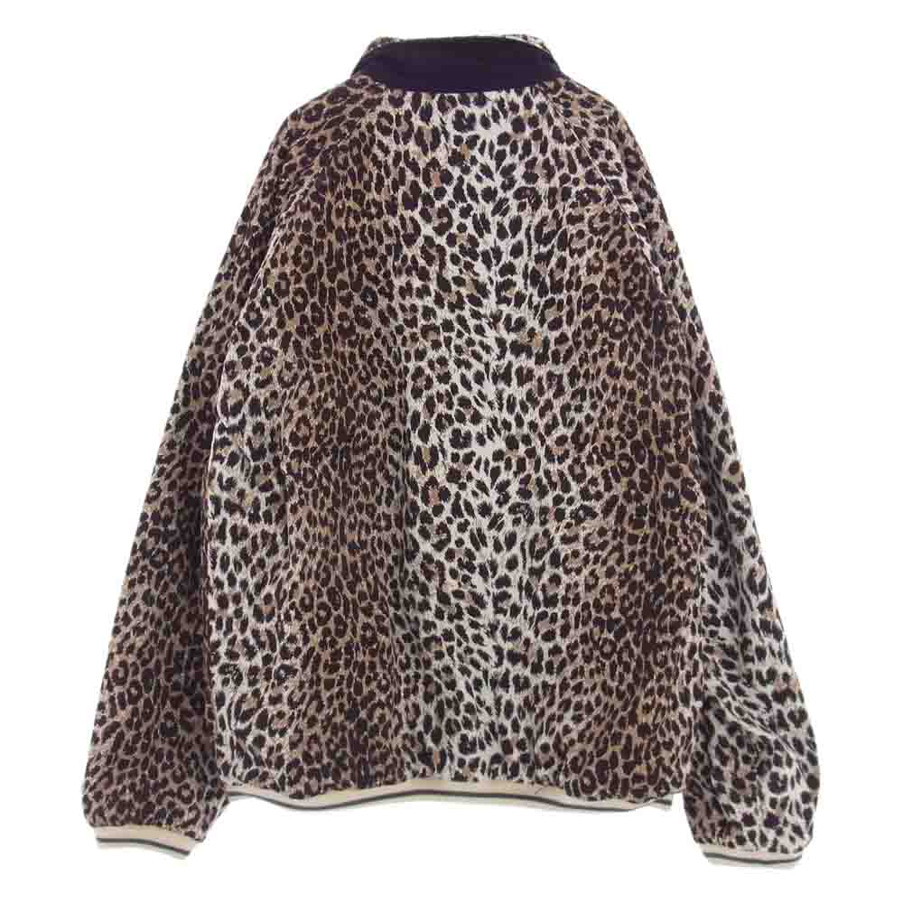 イッピー リバーシブル レオパード 総柄 スウィングトップ ジャケット パープル系 L【極上美品】【中古】