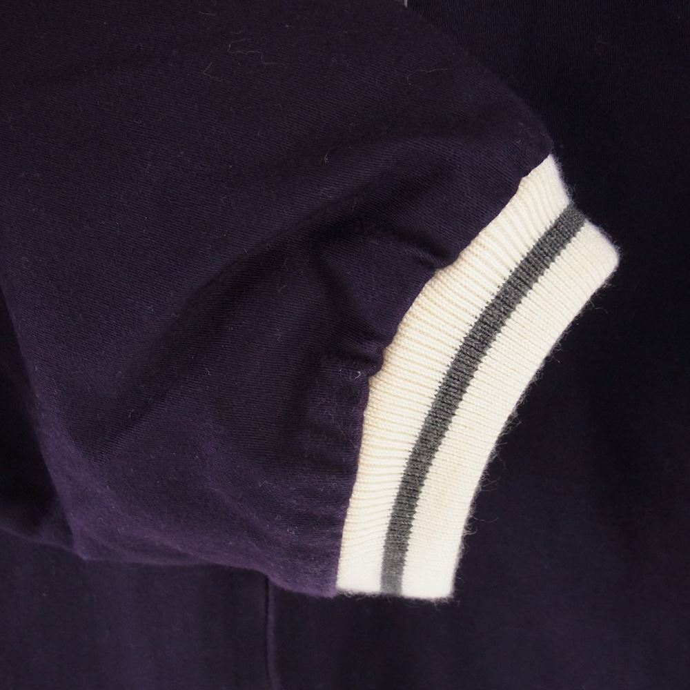 イッピー リバーシブル レオパード 総柄 スウィングトップ ジャケット パープル系 L【極上美品】【中古】