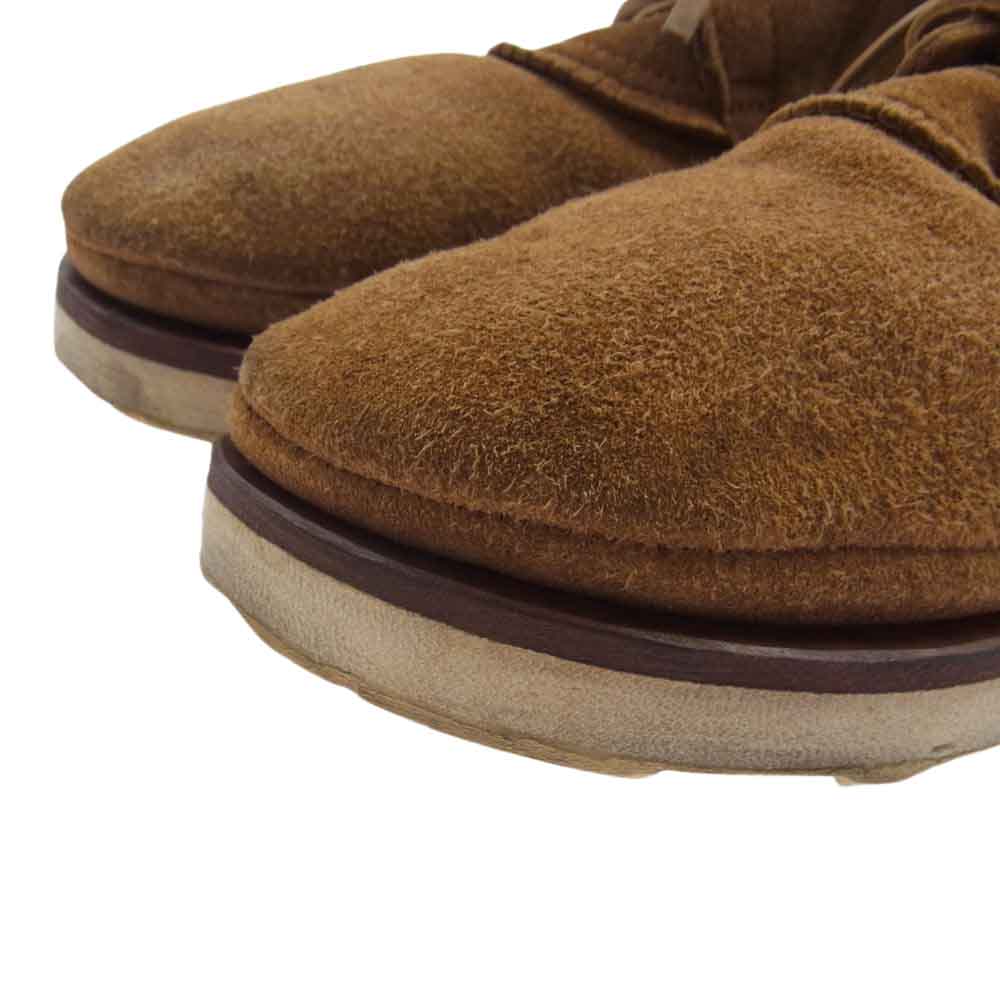 VISVIM ビズビム GRIS MOC MID-FOLK スエード チャッカ ブーツ ライトブラウン系 US10【中古】