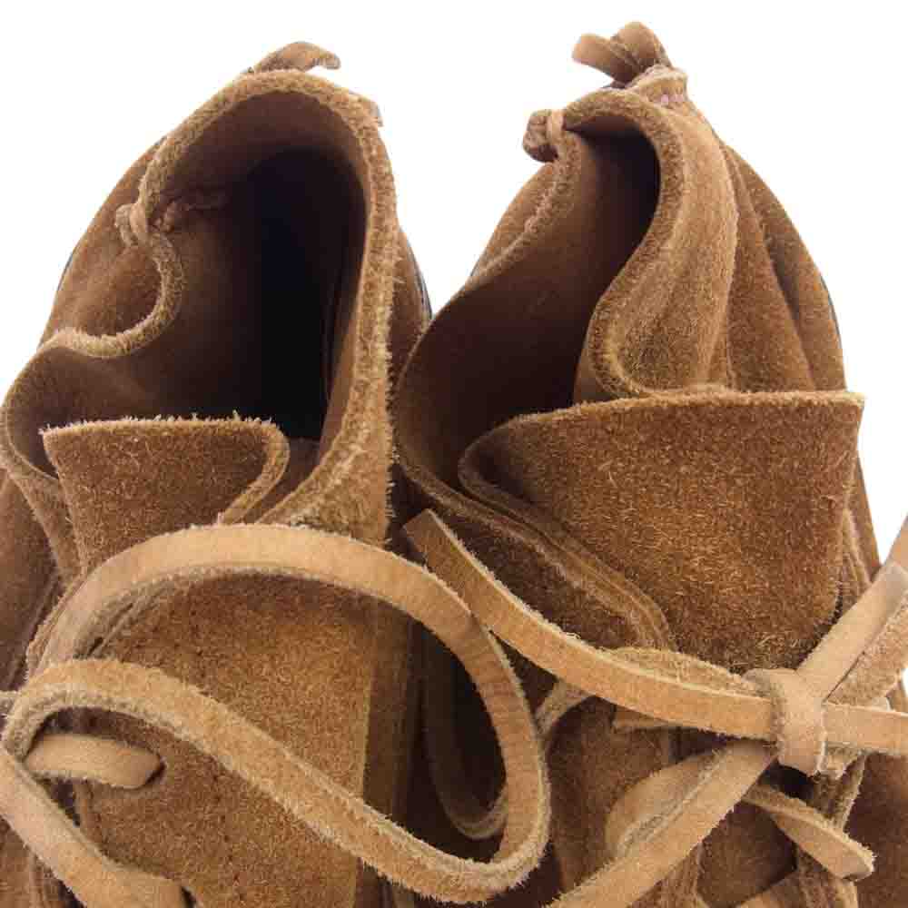 VISVIM ビズビム GRIS MOC MID-FOLK スエード チャッカ ブーツ ライトブラウン系 US10【中古】