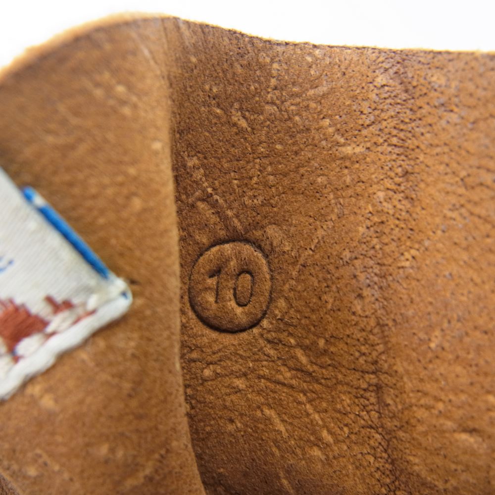 VISVIM ビズビム GRIS MOC MID-FOLK スエード チャッカ ブーツ ライトブラウン系 US10【中古】