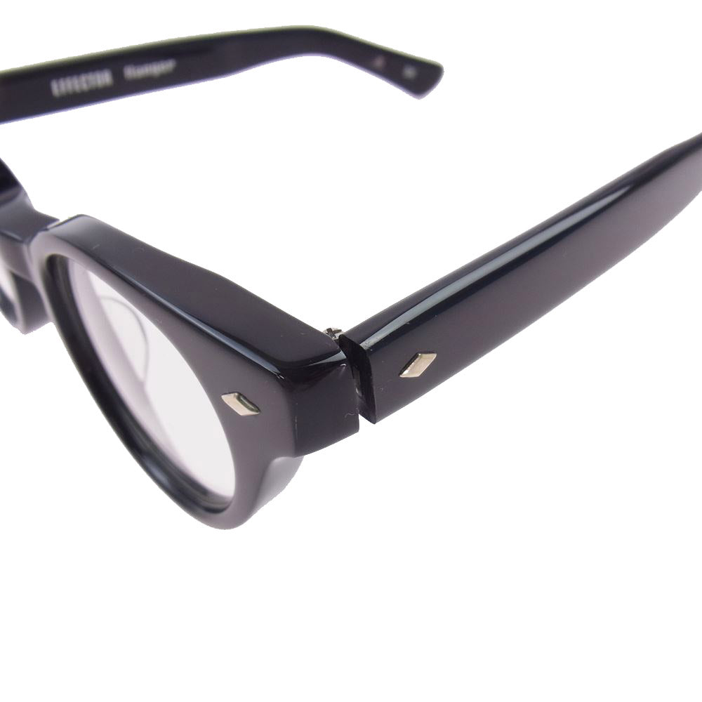 EFFECTOR エフェクター メガネ flanger フランジャー 眼鏡 メガネ アイウェア ブラック系【美品】【中古】 EFFECTOR エフェクター flanger フランジャー 眼鏡 メガネ アイウェア