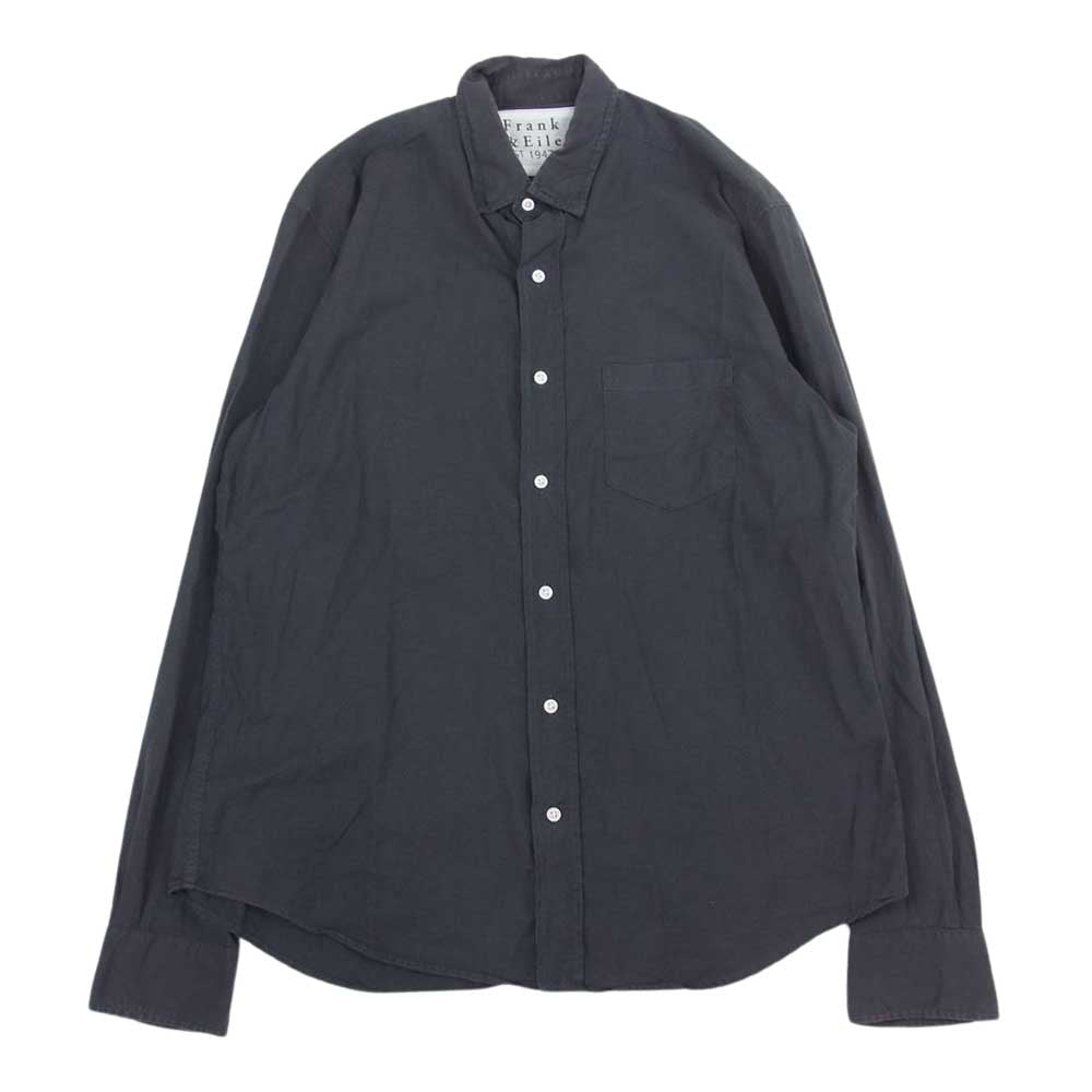 Frank＆Eileen 2820700050 LUKE ルーク ライトポプリン プレーン シャツ 長袖 グレー系 M【中古】