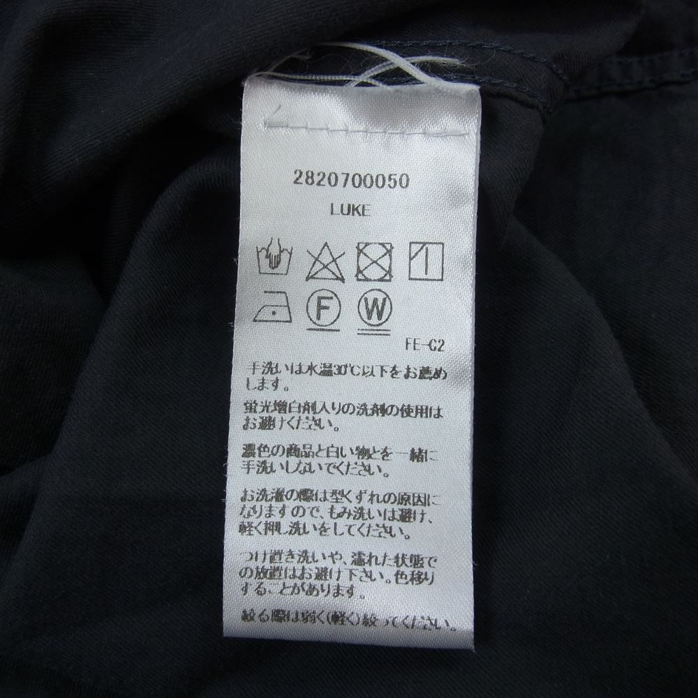 Frank＆Eileen 2820700050 LUKE ルーク ライトポプリン プレーン シャツ 長袖 グレー系 M【中古】