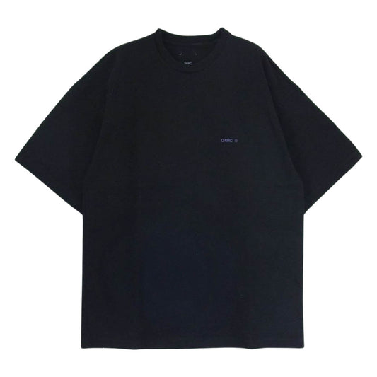 オーエーエムシー 21SS OAMS709767 CRARITY T-SHIRT クラリティ バック プリント Tシャツ ブラック系 XS【中古】