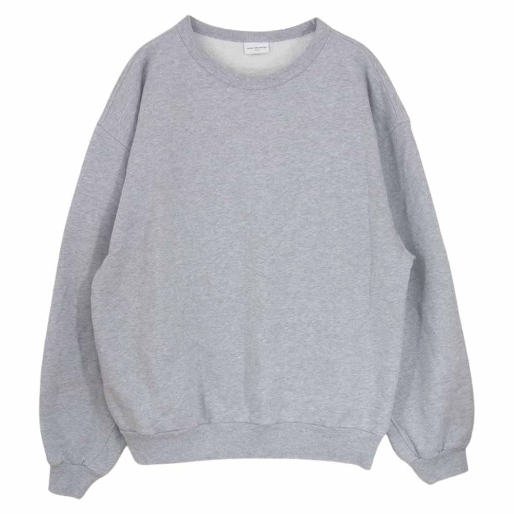 DRIES VAN NOTEN ドリスヴァンノッテン クルーネック スウェット トレーナー グレー系 S【中古】