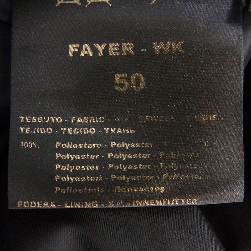 ムーレー FAYER-KM フード フーディー パーカー ダウン ベスト ブラック系 50【中古】