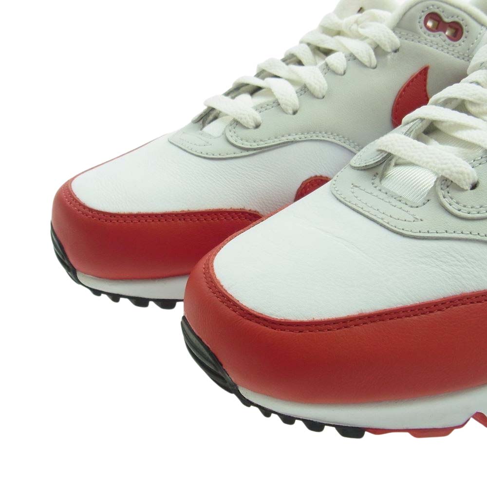 NIKE ナイキ AJ7695-100 Air Max 90/1 Sport Red エアマックス スポーツレッド スニーカー ホワイト系 27cm【中古】