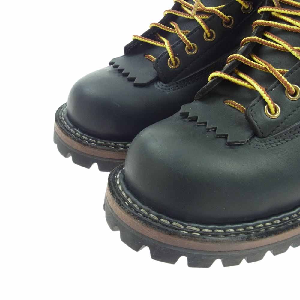 WHITE'S BOOTS ホワイツブーツ 350LTT-V SMOKE JUMPER スモークジャンパー レースアップ ワーク ブーツ vibramソール ビブラム ブラック系 26cm【中古】