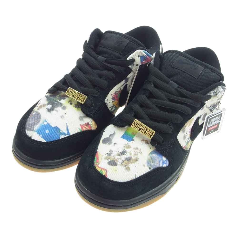 Supreme シュプリーム 23AW FD8778-001 × NIKE ナイキ SB Dunk Low Rammellzee ダンク ロー ラメルジー スニーカー ブラック系 27cm【新古品】【未使用】【中古】