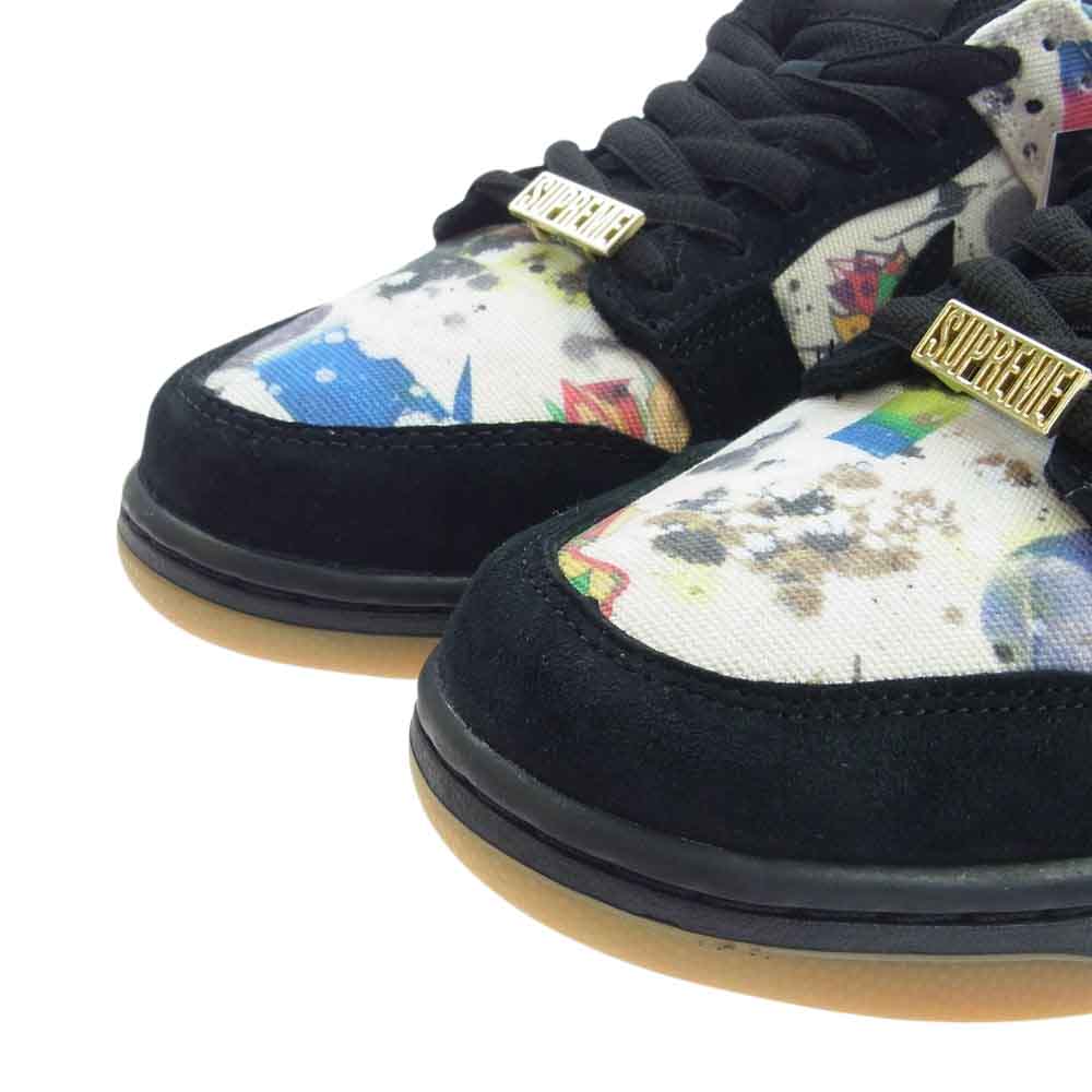 Supreme シュプリーム 23AW FD8778-001 × NIKE ナイキ SB Dunk Low Rammellzee ダンク ロー ラメルジー スニーカー ブラック系 27cm【新古品】【未使用】【中古】