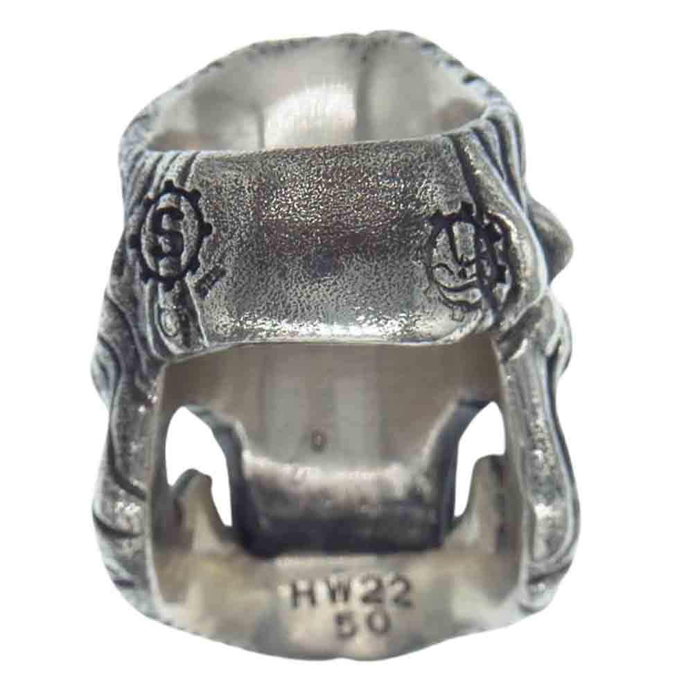 STARLIN GEAR スターリンギア ギャランティ付属 2021 ハロウィン Mr.ハイド コパーシガー Sギアロゴ リング シルバー系 18.5号【中古】