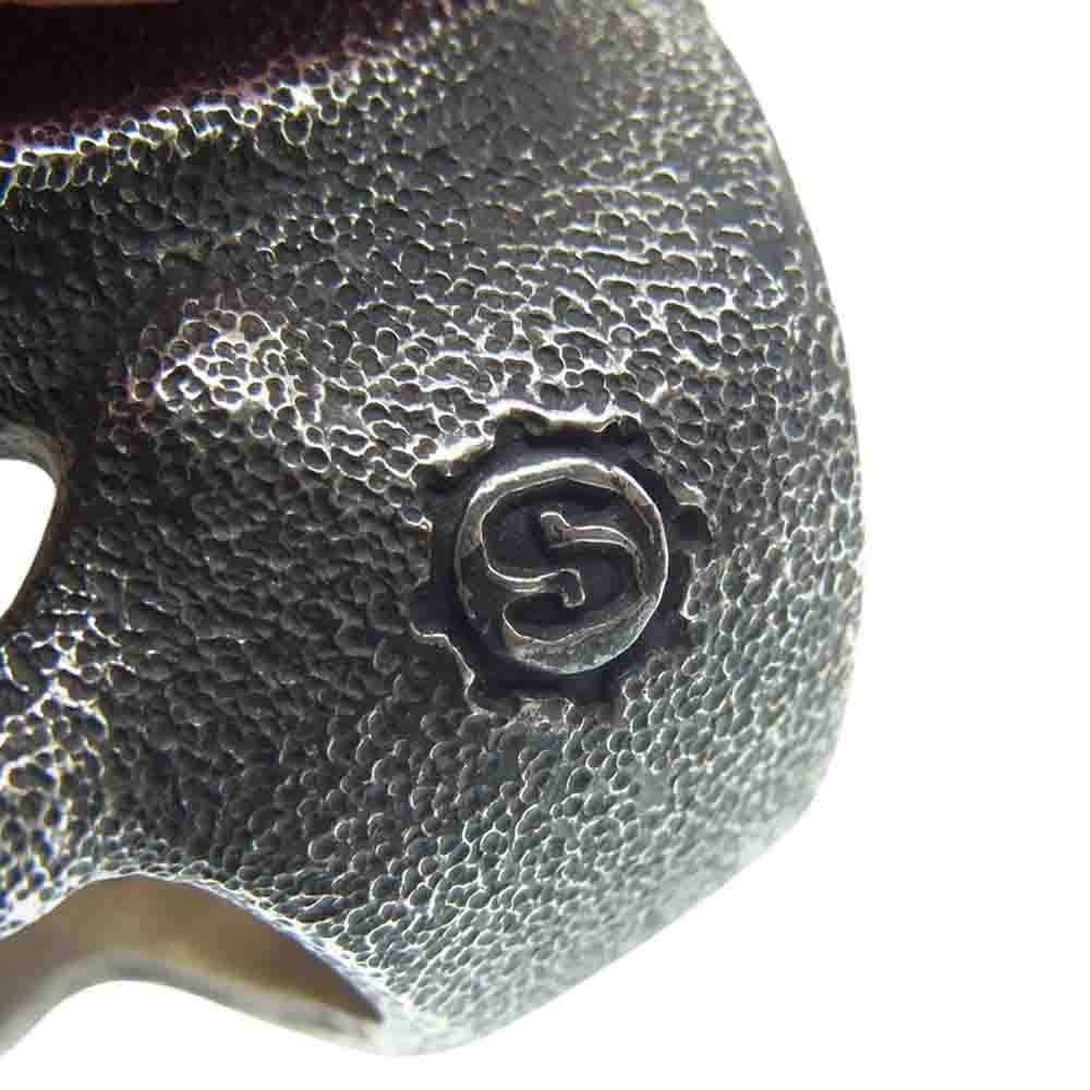 STARLIN GEAR スターリンギア ギャランティ付属 パンチャー マザーファッカー カスタム ワンオフリング ツイステッドロッド カスタム リング シルバー系 14号【中古】