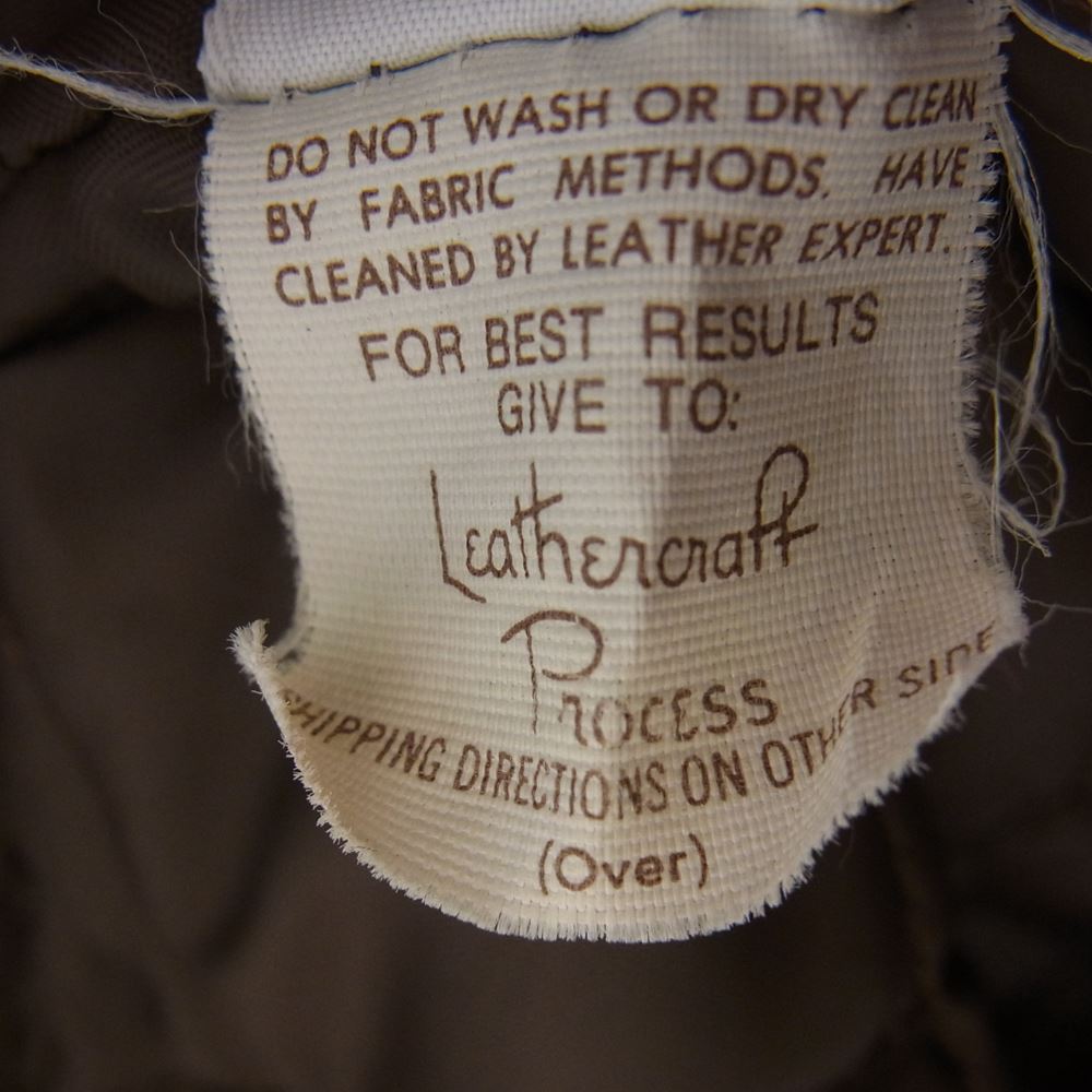 schott ショット 181 USA製 ポリスマン ジャケット レザー ジャケット ダークブラウン系 38【中古】