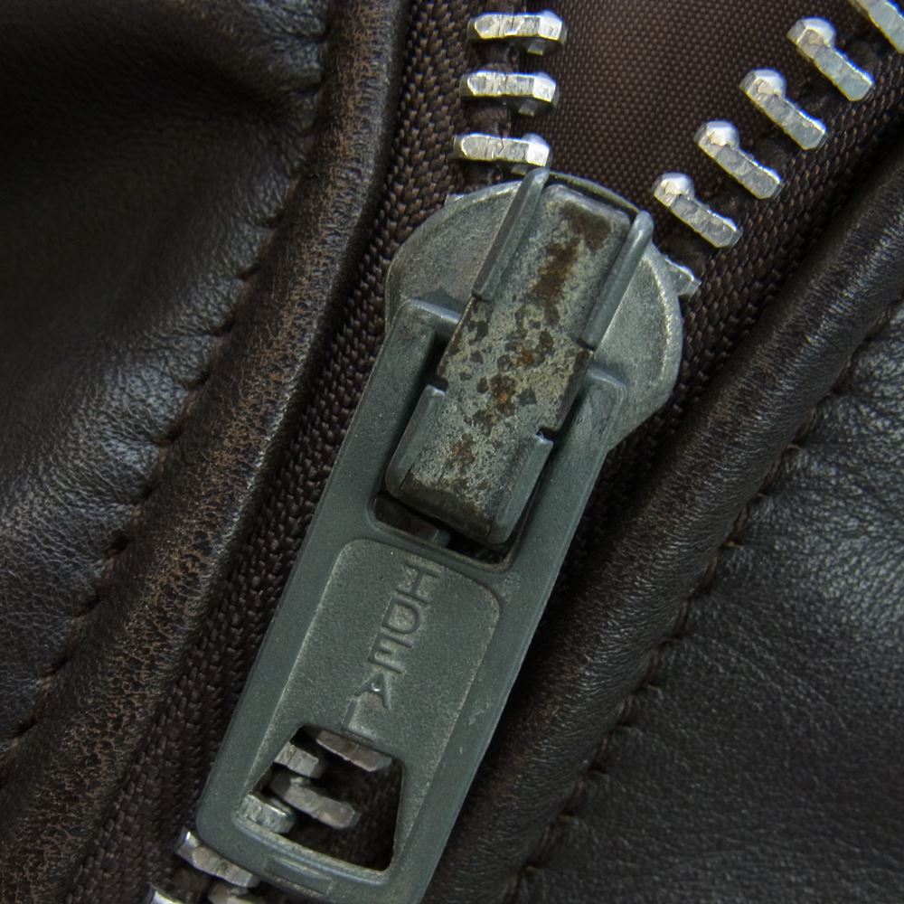 schott ショット 181 USA製 ポリスマン ジャケット レザー ジャケット ダークブラウン系 38【中古】