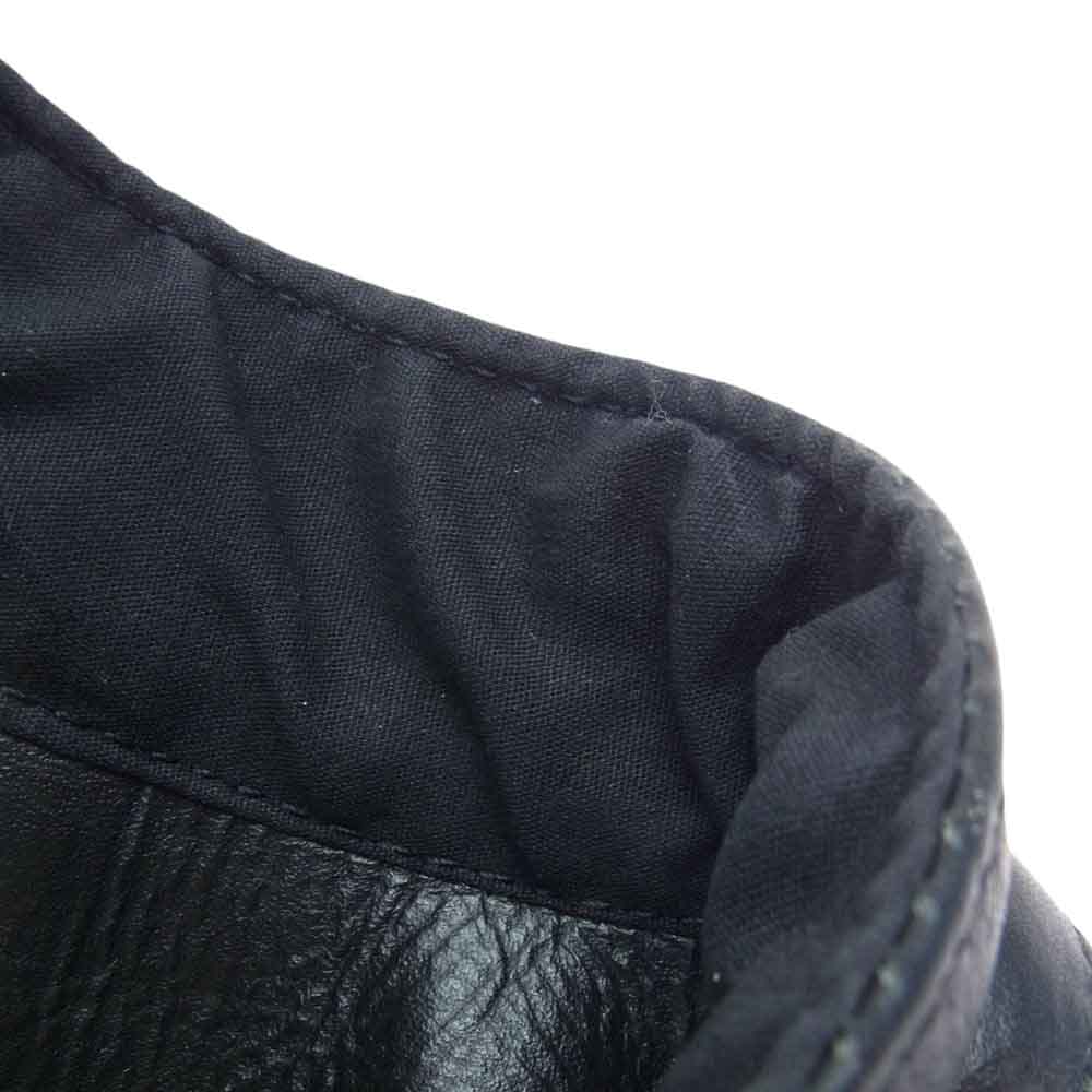 VANSON バンソン MODEL B シングル ライダース ジャケット ブラック系 36【中古】