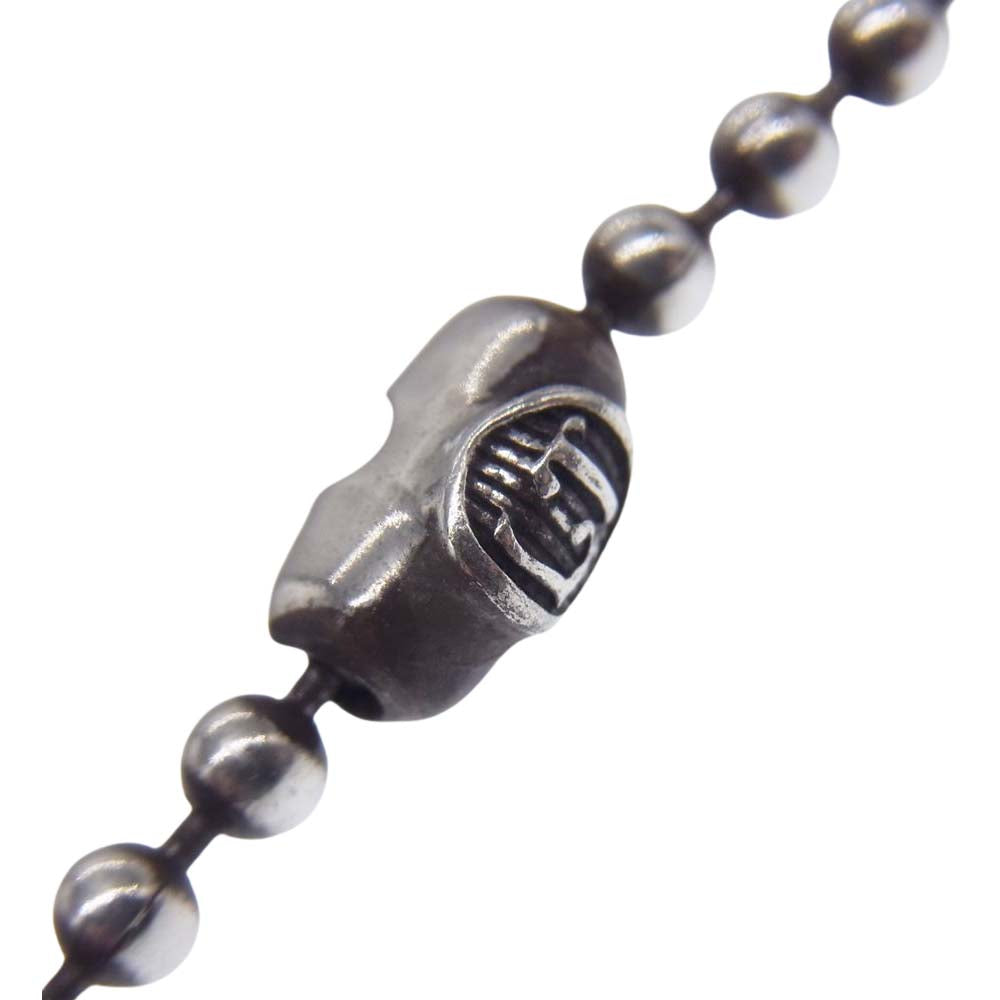 LEATHERS AND TREASURES レザーズアンドトレジャーズ マリア ペンダント ネックレス ストーン レザー シルバー系【中古】