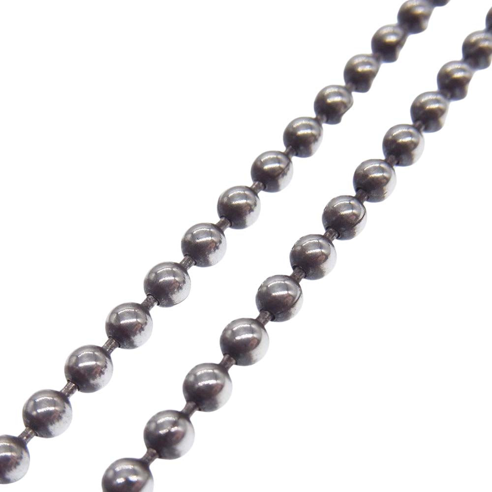 LEATHERS AND TREASURES レザーズアンドトレジャーズ マリア ペンダント ネックレス ストーン レザー シルバー系【中古】