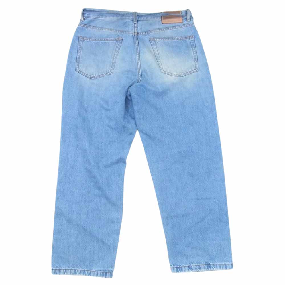 ACNE STUDIOS アクネストゥディオズ C00037 1991 TOJ ベルテッド ワイド デニム パンツ ルーズフィットジーンズ ブルー インディゴブルー系 EUR 31 32【中古】