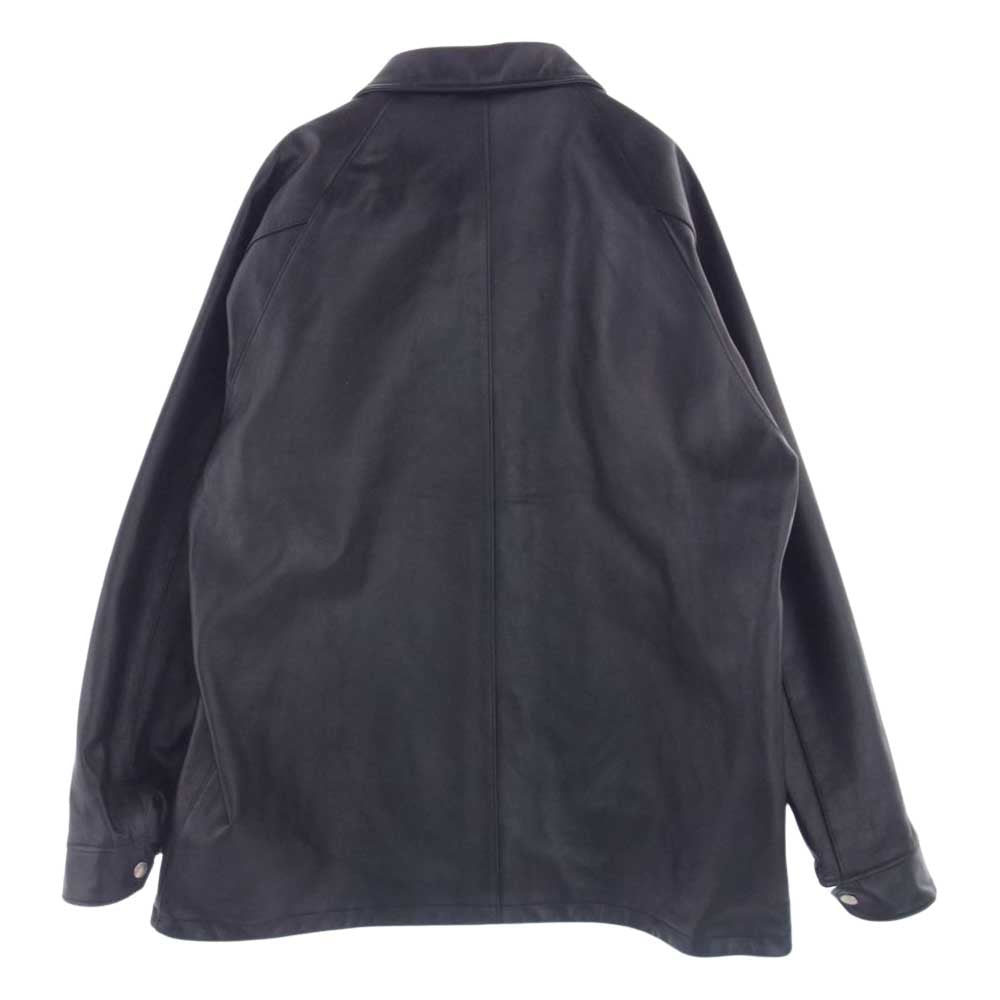 schott ショット 3121026 SHEEP LEATHER COACH JACKET シープレザー コーチ ジャケット ブラック系 XL【中古】