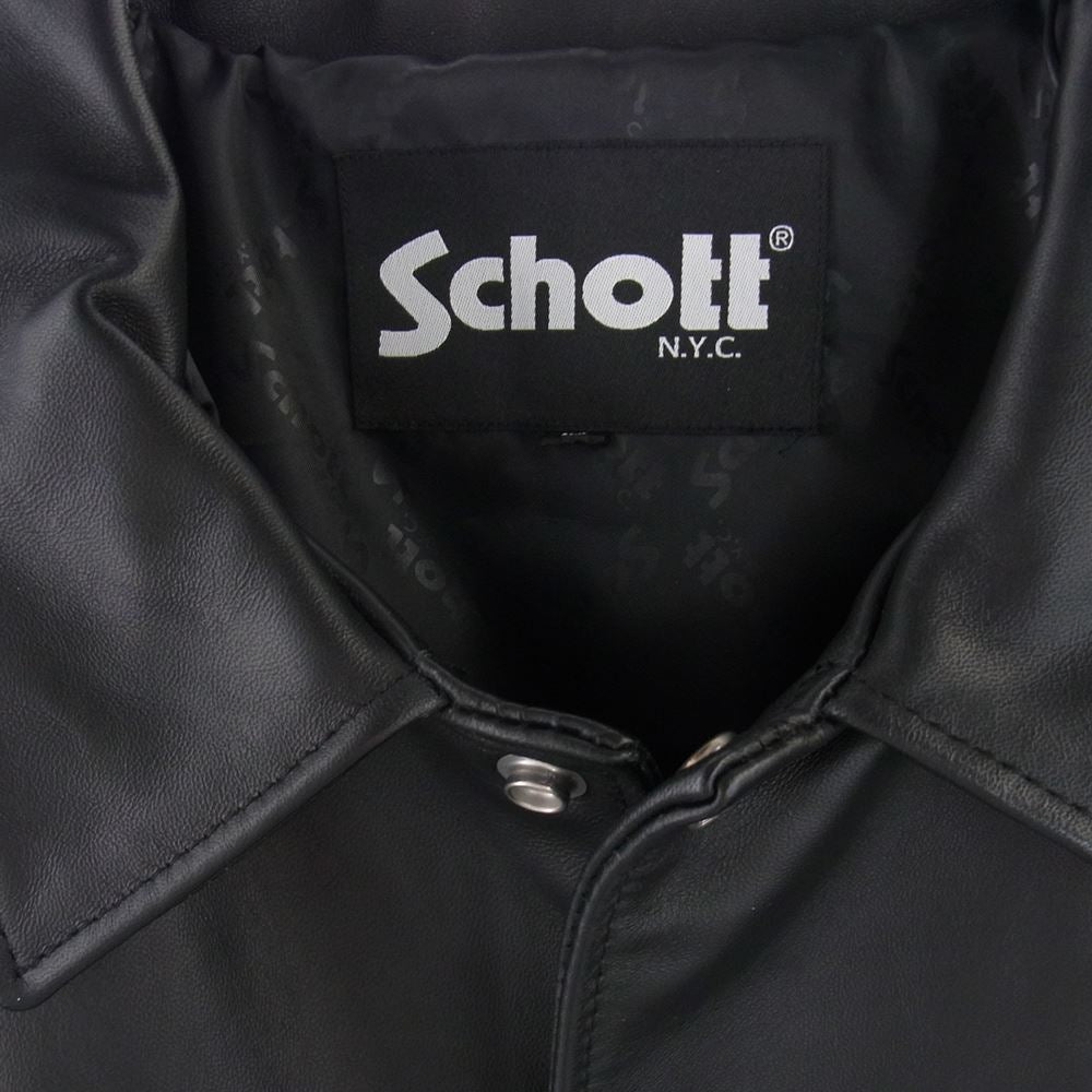 schott ショット 3121026 SHEEP LEATHER COACH JACKET シープレザー
